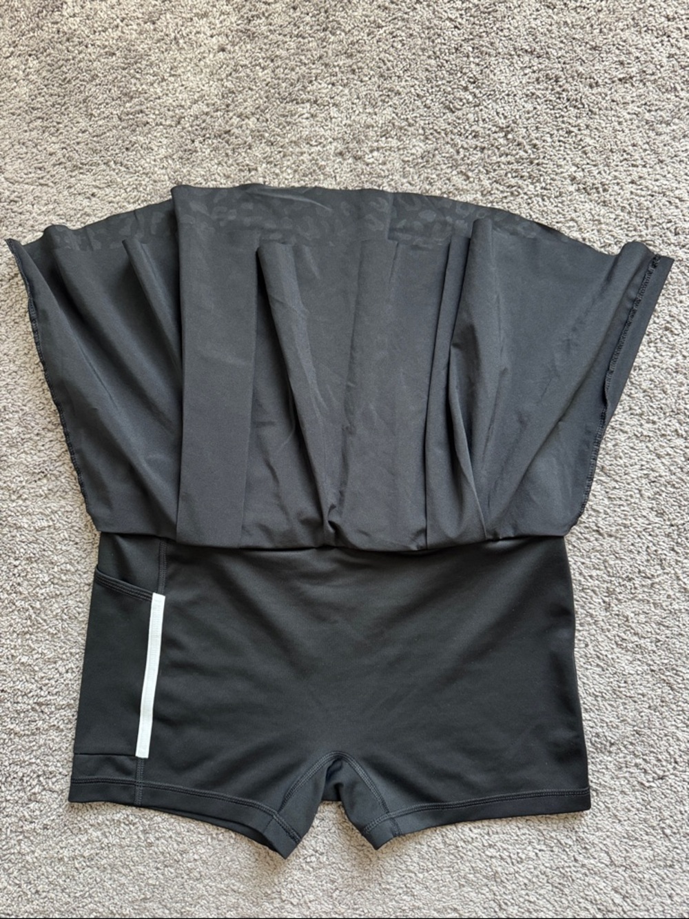 NWOT Nike Embossed 13” Club Tennis Skirt Black Size M - Picture 13 of 16